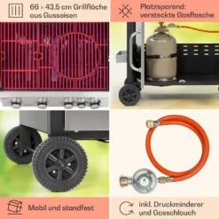Tomahawk Gasgrill -Klarstein 10034710 de 0005 usp