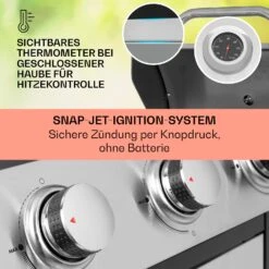 [Gebraucht] Tomahawk Gasgrill -Klarstein 10034711 de 0004 usp