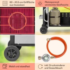 [Gebraucht] Tomahawk Gasgrill -Klarstein 10034711 de 0005 usp