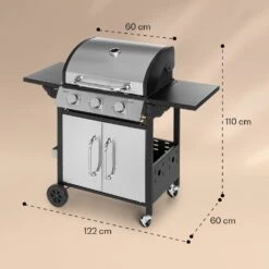 [Wiederverpackt] Tomahawk Gasgrill -Klarstein 10034711 yy 0007 dimensions 1