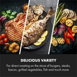 Delicatessa Grill Pan Grillplatte 7 Delicatessa Grill Pan Grillplatte -Klarstein 10034722 yy 0004 logo Klarstein Delicatessa Grill Pan Grillplatte