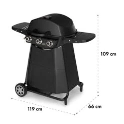 [Gebraucht] Vanquish Gasgrill -Klarstein 10034805 yy 0009 logo Klarstein Vanquish Gasgrill schwarz