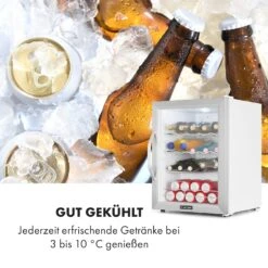 Beersafe XL Crystal White Getränkekühlschrank Mit Glastür 60 Liter 14 Beersafe XL Crystal White Getränkekühlschrank Mit Glastür 60 Liter -Klarstein 10034892 de 0005 logo