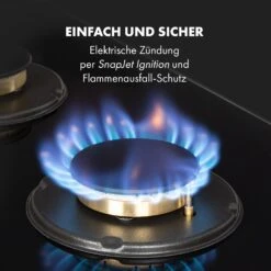 [Wiederverpackt] Goldflame 4 Gaskochfeld -Klarstein 10034972 de 0005 logo