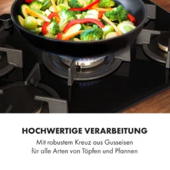 [Wiederverpackt] Goldflame 5 Gaskochfeld -Klarstein 10034973 de 0007 logo