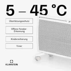 [Gebraucht] Hot Spot Slimcurve Double Wave 2-in-1 Konvektorheizung -Klarstein 10035061 de 0004 usp