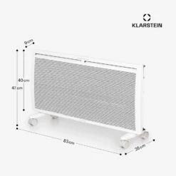 [Gebraucht] Hot Spot Slimcurve Double Wave 2-in-1 Konvektorheizung -Klarstein 10035061 yy 0011 dimensions