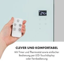 [Gebraucht] Hot Spot Crystal Spotless Smart Infrarotheizung -Klarstein 10035064 de 0005 logo