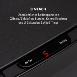 [Gebraucht] Touchless Black Stainless Steel Müllsammler -Klarstein 10035097 de 0006 logo 1