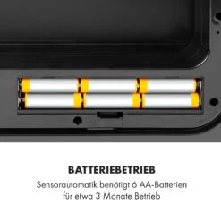 [Gebraucht] Touchless Black Stainless Steel Müllsammler -Klarstein 10035097 de 0008 logo 1