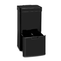 [Gebraucht] Touchless Black Stainless Steel Müllsammler