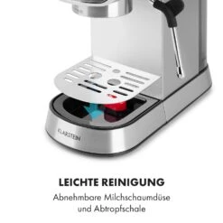 [Wiederverpackt] Futura Espressomaker -Klarstein 10035183 de 0009 logo