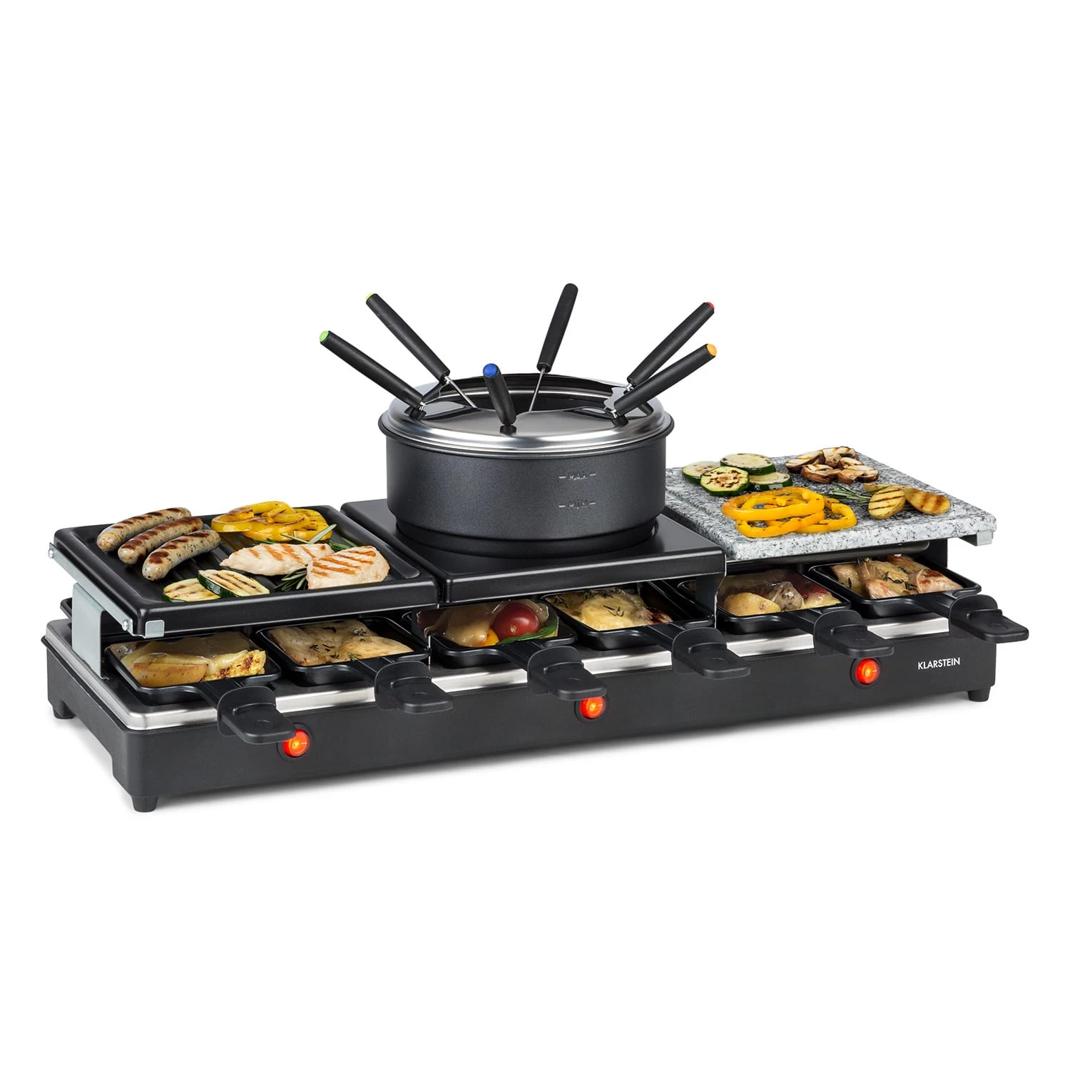 Fonduelette XL 3-in-1 Raclettegrill & Fondue 1 Fonduelette XL 3-in-1 Raclettegrill & Fondue