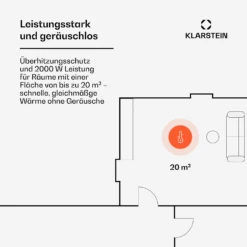 [Wiederverpackt] Bornholm Curved Smart Konvektorheizung -Klarstein 10035237 de 0003 usp 1