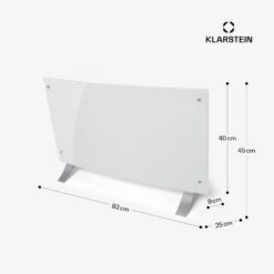 [Gebraucht] Bornholm Curved Smart Konvektorheizung -Klarstein 10035237 yy 0011 dimensions
