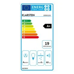 [Gebraucht] Full House 2.0 Induktionskochfeld Mit Dunstabzug -Klarstein 10035259 energy label