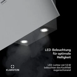 [Gebraucht] Silver Lining 90 Dunstabzugshaube Kopffrei -Klarstein 10035318 de 0005 usp