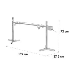 Sauenland Survivor Spanferkelgrill -Klarstein 10035372 yy 0008 logo Klarstein Spanferkelgrill Sauenland Survivor