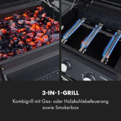 [Wiederverpackt] Kingsville Smoker Kombigrill Gas Kohle -Klarstein 10035409 de 0003 logo