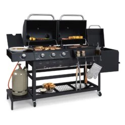 Kingsville Smoker Kombigrill Gas Kohle