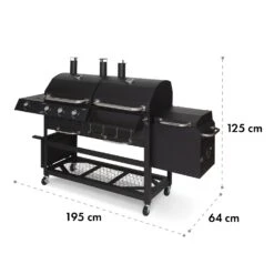 [Wiederverpackt] Kingsville Smoker Kombigrill Gas Kohle -Klarstein 10035409 yy 0011 logo