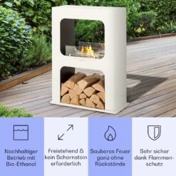 Phantasma Peña Ethanol-Kamin -Klarstein 10035460 de 0003 usp