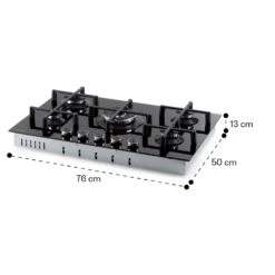 [Gebraucht] Illuminosa 5 Gaskochfeld -Klarstein 10035465 yy 0011 dimensions