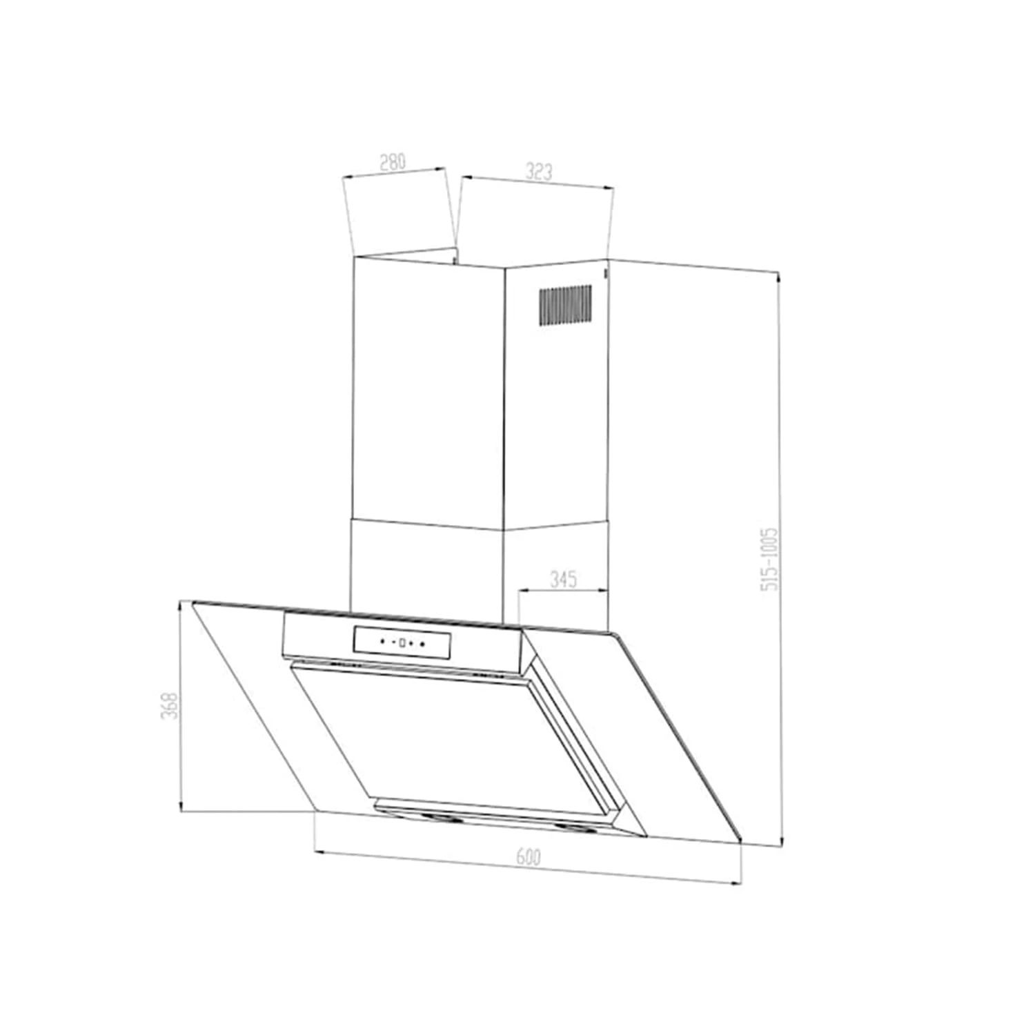 Balzac Silent 60 Dunstabzugshaube Kopffrei 10 Balzac Silent 60 Dunstabzugshaube Kopffrei – Bild 10