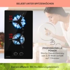 [Gebraucht] Trifecta Domino Gaskochfeld -Klarstein 10035468 de 0003 usp