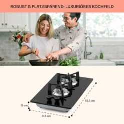 [Gebraucht] Trifecta Domino Gaskochfeld -Klarstein 10035468 de 0006 usp