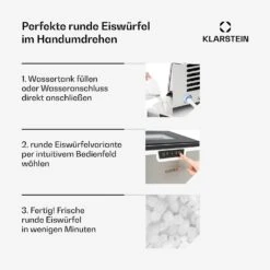 [Gebraucht] Icefestival Bullet Eiswürfelmaschine -Klarstein 10035578 de 0004 usp
