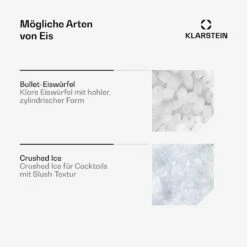 [Gebraucht] Icefestival Bullet Eiswürfelmaschine -Klarstein 10035578 de 0005 usp