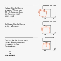 [Gebraucht] Filterkaffeemaschine Arabica -Klarstein 10035588 de 0004 usp
