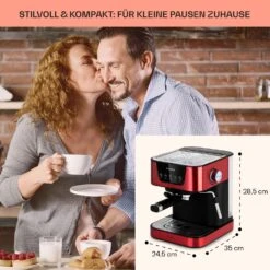 [Gebraucht] Arabica Espressomaschine -Klarstein 10035589 de 0005 usp