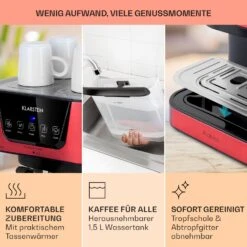 [Gebraucht] Arabica Espressomaschine -Klarstein 10035589 de 0006 usp