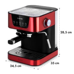 [Gebraucht] Arabica Espressomaschine -Klarstein 10035589 yy 0011 dimensions