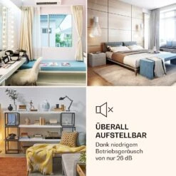 [Wiederverpackt] Pretty Cool Make-Up-Kühlschrank Apricot -Klarstein 10035625 de 0004 logo