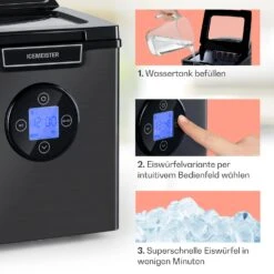 Icemeister 2G Eiswürfelmaschine -Klarstein 10035712 de 0004 usp 1