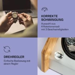 [Wiederverpackt] Garonne Uhrenbeweger 2 Uhren -Klarstein 10036041 de 0003 logo