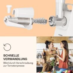 [Wiederverpackt] Mighty Mince Elektrischer Fleischwolf -Klarstein 10036478 de 0006 logo 1