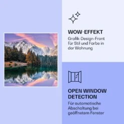 [Wiederverpackt] Wonderwall Air Art Smart Infrarotheizung Mit Bild See -Klarstein 10037818 de 0006 logo