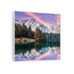 [Wiederverpackt] Wonderwall Air Art Smart Infrarotheizung Mit Bild See