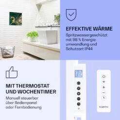 [Wiederverpackt] Wonderwall Air Art Smart Infrarotheizung Mit Bild Wirbel -Klarstein 10037822 de 0004 logo