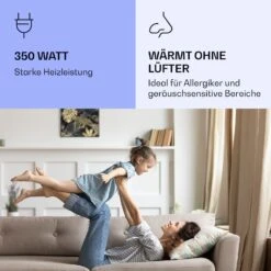 [Gebraucht] Wonderwall Air Art Smart Infrarotheizung Mit Bild Schwarze Blume -Klarstein 10037829 de 0005 logo