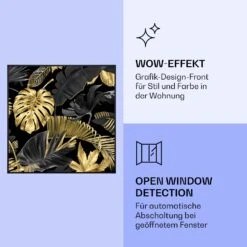 [Gebraucht] Wonderwall Air Art Smart Infrarotheizung Mit Bild Schwarze Blume -Klarstein 10037829 de 0006 logo