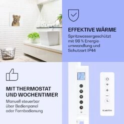 [Wiederverpackt] Wonderwall Air Art Smart Infrarotheizung Mit Bild Löwe -Klarstein 10037834 de 0004 logo