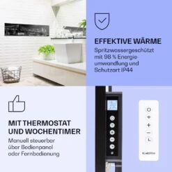 [Wiederverpackt] Wonderwall Air Art Smart Infrarotheizung Mit Bild Brücke -Klarstein 10037853 de 0004 logo