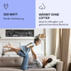 [Wiederverpackt] Wonderwall Air Art Smart Infrarotheizung Mit Bild Brücke -Klarstein 10037853 de 0005 logo