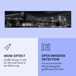 [Wiederverpackt] Wonderwall Air Art Smart Infrarotheizung Mit Bild Brücke -Klarstein 10037853 de 0006 logo