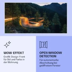 [Wiederverpackt] Wonderwall Air Art Smart Infrarotheizung Mit Bild Bergstraße -Klarstein 10037902 de 0006 logo